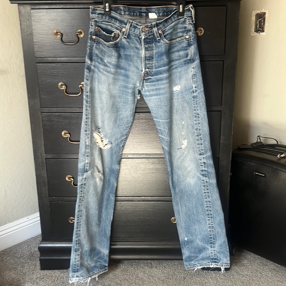 Levi 501 Button Fly Jeans 31/34